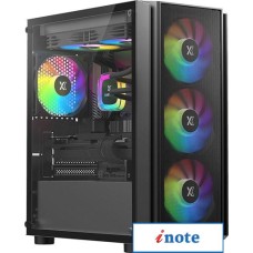 Корпус XASTRA A402M 4FRGB (черный)