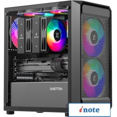 Корпус XASTRA A303M 3FRGB (черный)