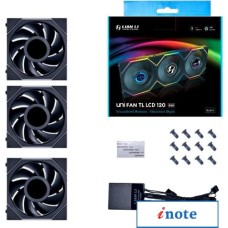 Комплект вентиляторов для корпуса Lian Li Uni Fan TL LCD 120 Triple Pack G99.12TLLCD3B.00