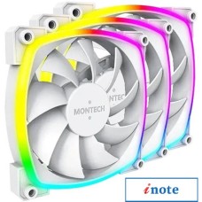 Комплект вентиляторов для корпуса Montech AX120 PWM 3 IN 1 (белый)