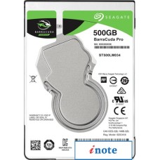 Жесткий диск Seagate Barracuda Pro 500GB ST500LM034