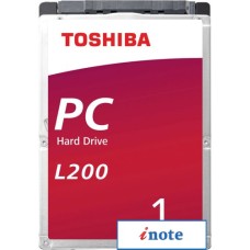 Жесткий диск Toshiba L200 1TB HDWL110UZSVA