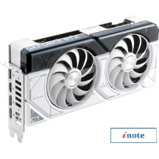 Видеокарта ASUS Dual GeForce RTX 4070 Super White OC Edition 12GB GDDR6X DUAL-RTX4070S-O12G-WHITE