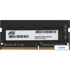 Оперативная память AGI 8ГБ DDR4 SODIMM 3200 МГц AGI320008SD138