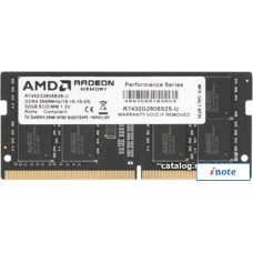 Оперативная память AMD Radeon R7 32GB DDR4 SODIMM PC4-21300 R7432G2606S2S-U