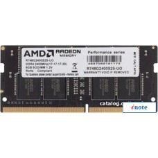 Оперативная память AMD Radeon R7 Performance 8GB DDR4 SODIMM PC4-19200 R748G2400S2S-UO