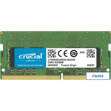 Оперативная память Crucial 8GB DDR4 SODIMM PC4-25600 CT8G4SFS832A