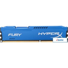 Оперативная память HyperX Fury Blue 8GB DDR3 PC3-12800 HX316C10F/8