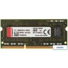 Оперативная память Kingston ValueRAM 4GB DDR3 SODIMM PC3-12800 KVR16S11S8/4WP