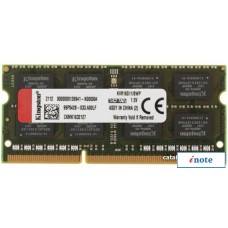 Оперативная память Kingston ValueRAM 8GB DDR3 SODIMM PC3-12800 KVR16S11/8WP