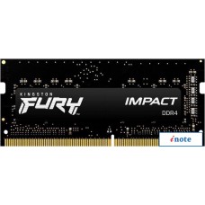 Оперативная память Kingston FURY Impact 8GB DDR4 SODIMM PC4-25600 KF432S20IB/8