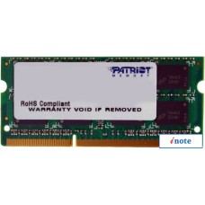 Оперативная память Patriot Signature 4GB DDR3 SO-DIMM PC3-10600 (PSD34G13332S)