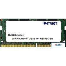 Оперативная память Patriot Signature Line 16GB DDR4 SODIMM PC4-21300 PSD416G26662S