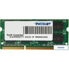 Оперативная память Patriot Signature Line 4GB DDR3 SO-DIMM PC3-12800 [PSD34G16002S]