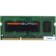 Оперативная память QUMO 8GB SO-DIMM DDR3 PC3-10600 (QUM3S-8G1333C9)
