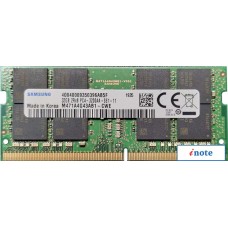 Оперативная память Samsung 32GB DDR4 SODIMM PC4-25600 M471A4G43AB1-CWE
