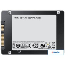 SSD Samsung PM893 1.92TB MZ7L31T9HBLT-00A07